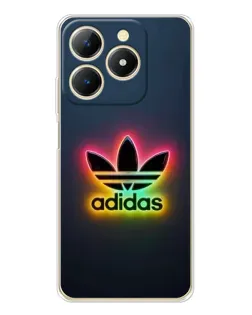 Чохол для Realme Note 70 з картинкою «Неоновий Adidas»