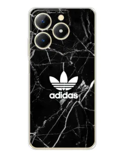 Чохол для Realme Note 70 з картинкою «Білий мармур Adidas»