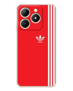 Чохол для Realme Note 70 з картинкою «Червоний мінімалізм Adidas»
