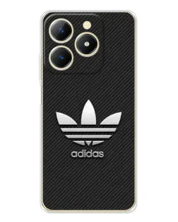 Чохол для Realme Note 70 з картинкою «Adidas Карбонова текстура»