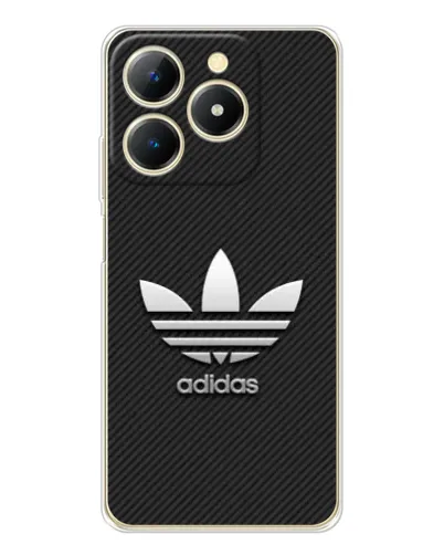 Чохол для Realme Note 70 з картинкою «Adidas Карбонова текстура» Чохол для Realme Note 70 з картинкою «Adidas Карбонова текстура»