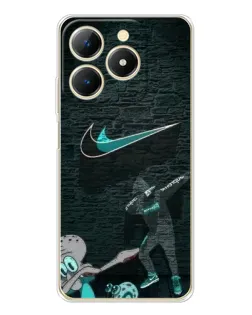 Чохол для Realme Note 70 з картинкою «Спортивний арт Nike»