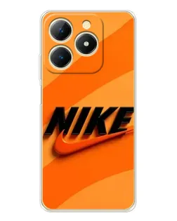 Чохол для Realme Note 70 з картинкою «Помаранчевий драйв Nike»