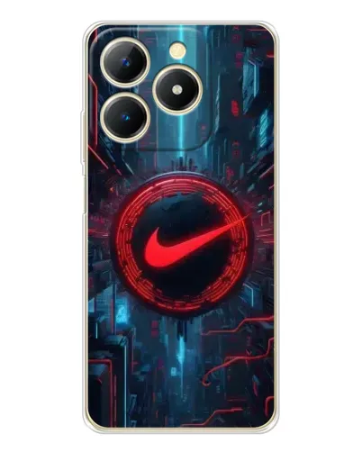 Чехол для Realme Note 70 с картинкой «Техногенный стиль Nike» Чехол для Realme Note 70 с картинкой «Техногенный стиль Nike»