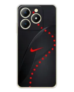 Чехол для Realme Note 70 с картинкой «Абстрактный дизайн Nike»