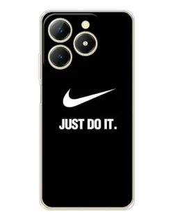 Чехол для Realme Note 70 с картинкой «Классический принт Nike»