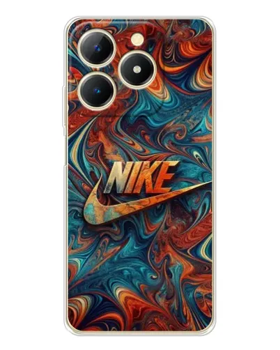 Чехол для Realme Note 70 с картинкой «Nike в абстракции» Чехол для Realme Note 70 с картинкой «Nike в абстракции»