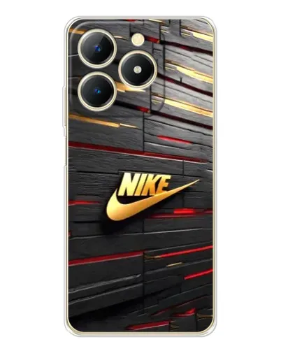 Чехол для Realme Note 70 с картинкой «Золотой Nike на металле» Чехол для Realme Note 70 с картинкой «Золотой Nike на металле»