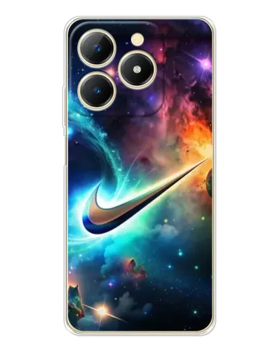Чехол для Realme Note 70 с картинкой «Космический Nike Swoosh» Чехол для Realme Note 70 с картинкой «Космический Nike Swoosh»