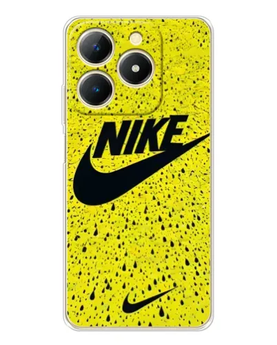 Чехол для Realme Note 70 с картинкой «Желтый текстурный Nike» Чехол для Realme Note 70 с картинкой «Желтый текстурный Nike»