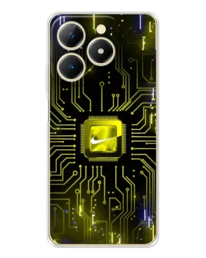 Чехол для Realme Note 70 с картинкой «Nike — золотая искра» Чехол для Realme Note 70 с картинкой «Nike — золотая искра»