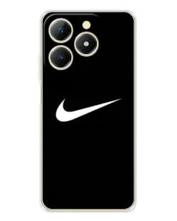 Чехол для Realme Note 70 с картинкой «Минималистический Найк»