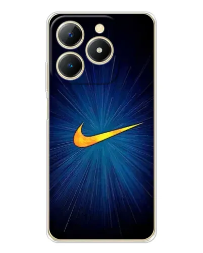 Чехол для Realme Note 70 с картинкой «Синий пульс Nike» Чехол для Realme Note 70 с картинкой «Синий пульс Nike»