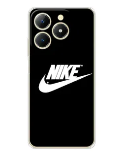 Чехол для Realme Note 70 с картинкой «Мазки краски Nike»