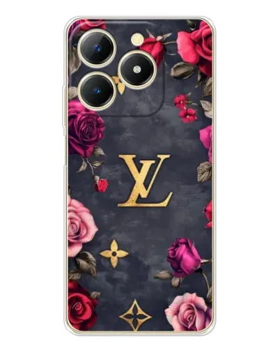 Чохол для Realme Note 70 з картинкою «Квітковий Louis Vuitton»