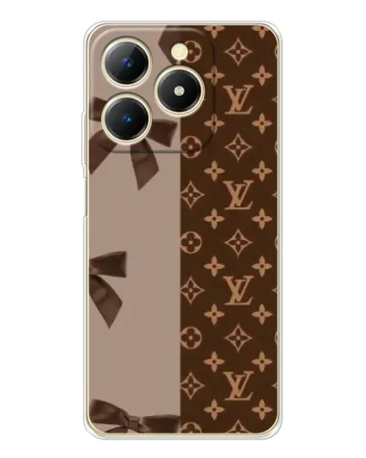 Чохол для Realme Note 70 з картинкою «Louis Vuitton — банти»