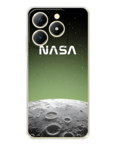 Чехол для Realme Note 70 с картинкой «NASA — лунный градиент»