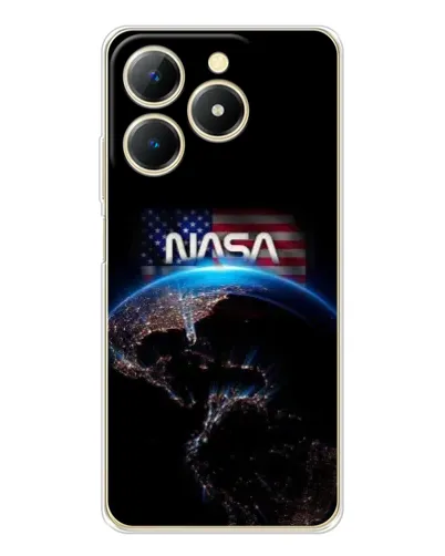 Чехол для Realme Note 70 с картинкой «Земля из космоса NASA»