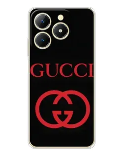 Чохол для Realme Note 70 з картинкою «Gucci — червоний логотип»