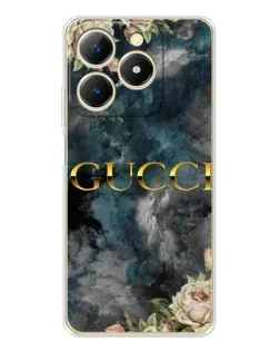 Чохол для Realme Note 70 з картинкою «Абстрактні квіти Gucci»