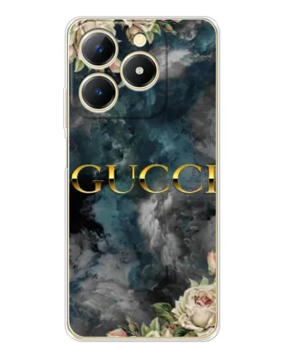 Чохол для Realme Note 70 з картинкою «Абстрактні квіти Gucci»