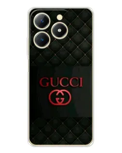 Чохол для Realme Note 70 з картинкою «Gucci — стьобаний чорний»