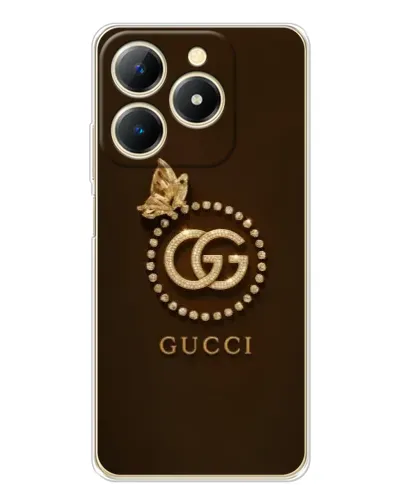 Чохол для Realme Note 70 з картинкою «Gucci — золотий метелик»