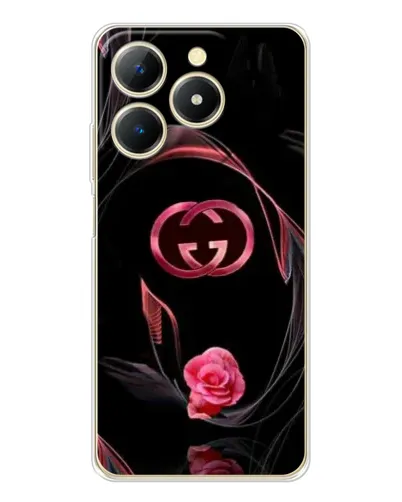 Чохол для Realme Note 70 з картинкою «Gucci — неонова троянда»