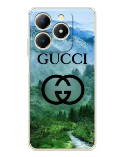 Чохол для Realme Note 70 з картинкою «Gucci — гірський пейзаж»