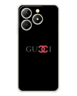 Чохол для Realme Note 70 з картинкою «Gucci — червоний градієнт»