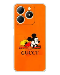 Чохол для Realme Note 70 з картинкою «Міккі Маус Gucci — помаранч» Чохол для Realme Note 70 з картинкою «Міккі Маус Gucci — помаранч»