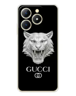 Чохол для Realme Note 70 з картинкою «Gucci — срібний лев» Чохол для Realme Note 70 з картинкою «Gucci — срібний лев»