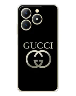 Чохол для Realme Note 70 з картинкою «Gucci — золото на чорному» Чохол для Realme Note 70 з картинкою «Gucci — золото на чорному»