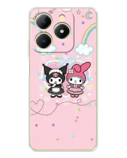 Чохол для Realme Note 70 з картинкою «My Melody та Kuromi»