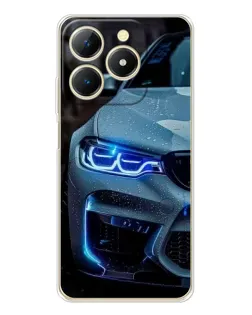 Чохол для Realme Note 70 з картинкою «Погляд BMW з синіми фарами» Чохол для Realme Note 70 з картинкою «Погляд BMW з синіми фарами»