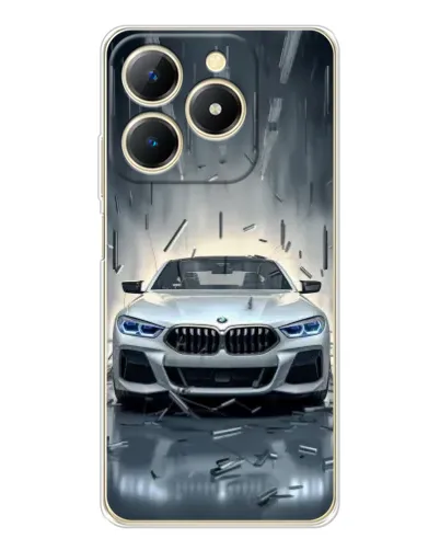 Чехол для Realme Note 70 с картинкой «BMW в свете фар»