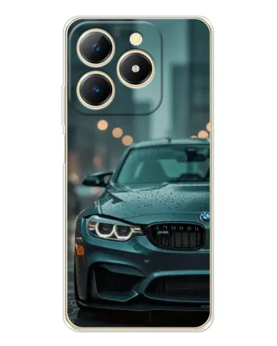 Чехол для Realme Note 70 с картинкой «BMW в огнях города»