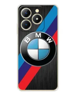 Чехол для Realme Note 70 с картинкой «BMW M-stripes стиль»