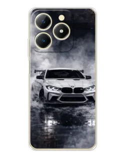 Чехол для Realme Note 70 с картинкой «BMW сквозь туман»
