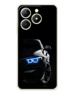 Чехол для Realme Note 70 с картинкой «BMW — ночной взгляд»