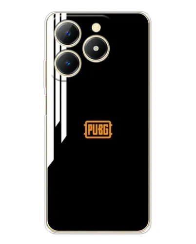 Чехол для Realme Note 70 с картинкой «PUBG — вертикальные линии»