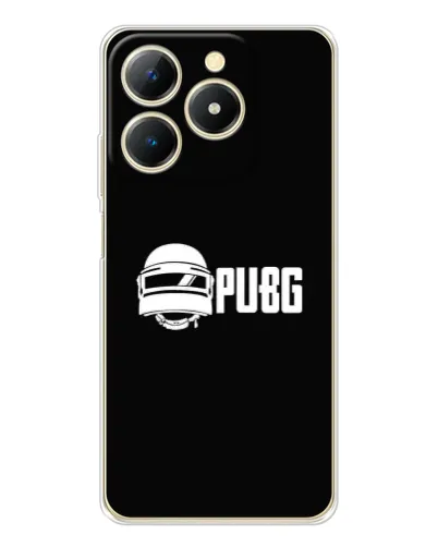 Чехол для Realme Note 70 с картинкой «PUBG — классический лого»