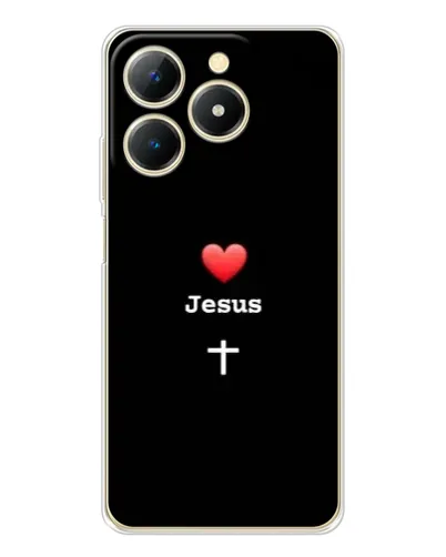 Чохол для Realme Note 70 з картинкою «Серце - Jesus»