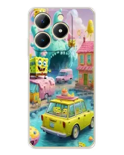 Чехол для Realme Note 70 с картинкой «Монстр-трак приключения»