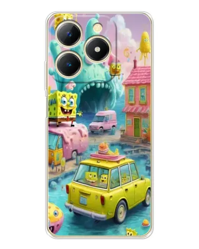 Чехол для Realme Note 70 с картинкой «Монстр-трак приключения»