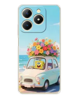Чехол для Realme Note 70 с картинкой «Автомобильное путешествие»