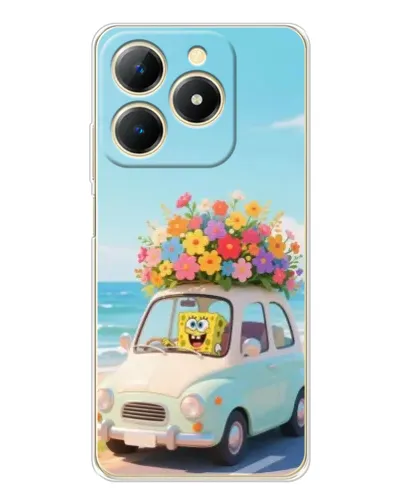 Чехол для Realme Note 70 с картинкой «Автомобильное путешествие»