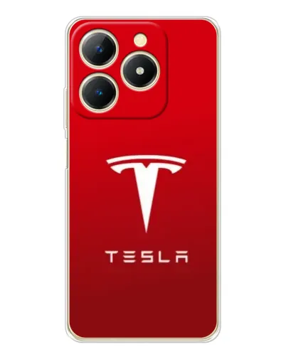 Чехол для Realme Note 70 с картинкой «Tesla Red Classic»