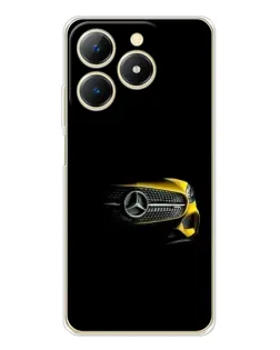 Чехол для Realme Note 70 с картинкой «Mercedes — ретро стиль»