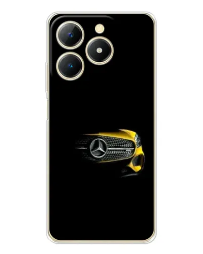 Чехол для Realme Note 70 с картинкой «Mercedes — ретро стиль»
